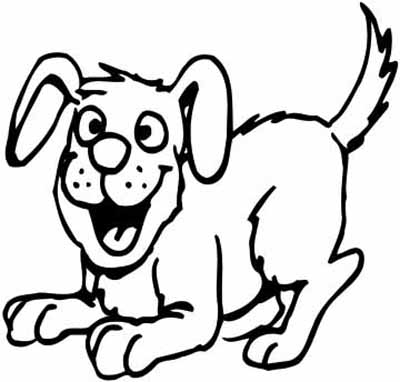 Puppy Coloring Sheets on Dog Coloring Pages 77